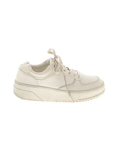 Pre-owned Zara Sneakers In Ivory