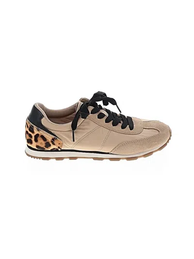 Pre-owned Zara Sneakers In Tan