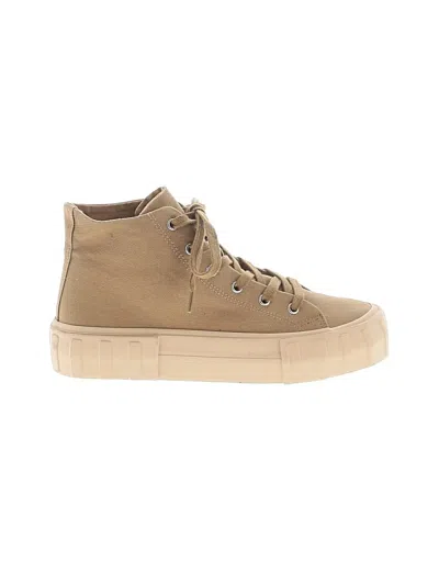Pre-owned Zara Sneakers In Tan