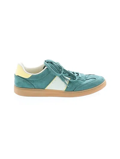 Pre-owned Zara Sneakers In Teal