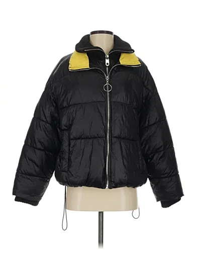 Pre-owned Zara Snow Jacket In Black