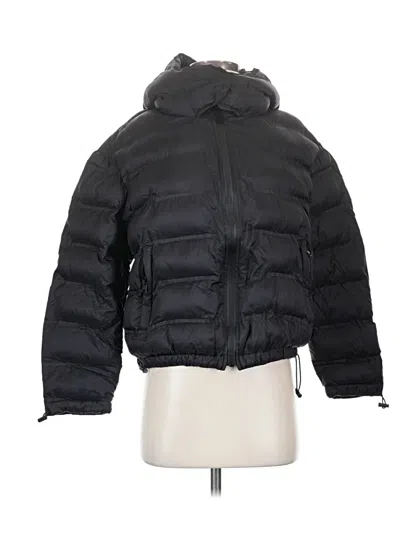 Pre-owned Zara Snow Jacket In Black
