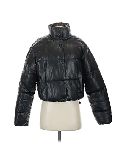 Pre-owned Zara Snow Jacket In Black