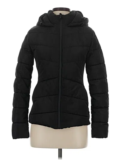 Pre-owned Zara Snow Jacket In Black
