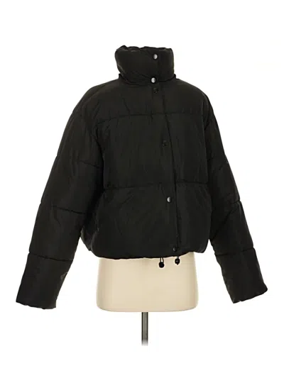 Pre-owned Zara Snow Jacket In Black