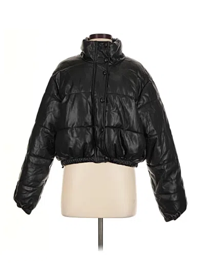 Pre-owned Zara Snow Jacket In Black
