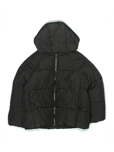 Pre-owned Zara Kids' Snow Jacket In Black
