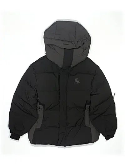 Pre-owned Zara Kids' Snow Jacket In Black