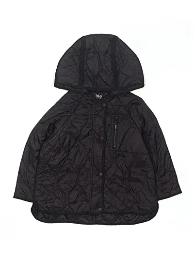 Pre-owned Zara Kids' Snow Jacket In Black