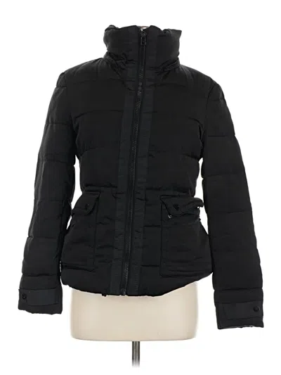 Pre-owned Zara Snow Jacket In Black