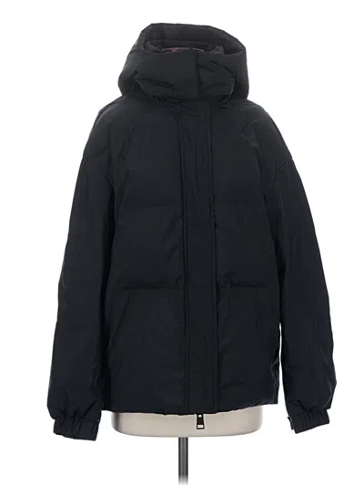 Pre-owned Zara Snow Jacket In Black