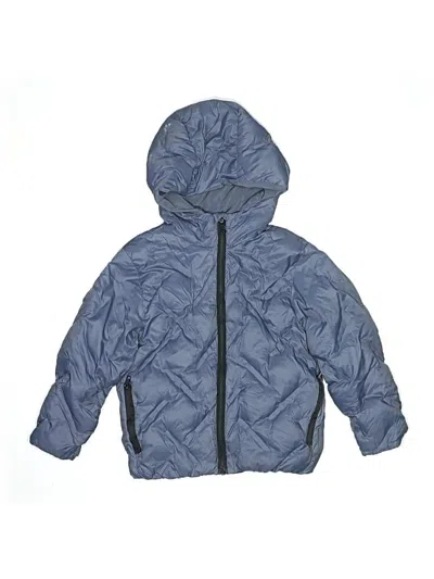 Pre-owned Zara Kids' Snow Jacket In Blue