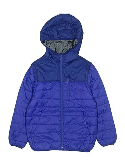 Pre-owned Zara Kids' Snow Jacket In Blue