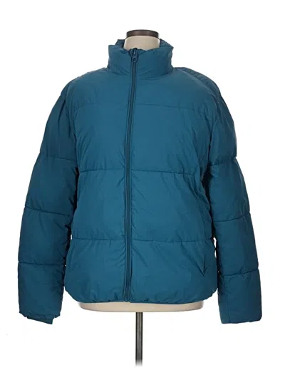 Pre-owned Zara Snow Jacket In Blue
