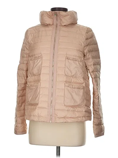 Pre-owned Zara Snow Jacket In Brown