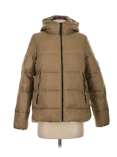 Pre-owned Zara Snow Jacket In Gold