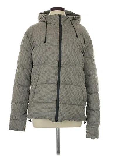 Pre-owned Zara Snow Jacket In Gray