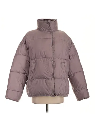 Pre-owned Zara Snow Jacket In Gray