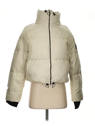 Pre-owned Zara Snow Jacket In Ivory