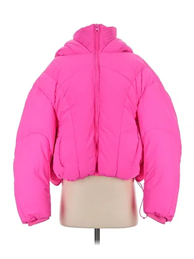 Pre-owned Zara Snow Jacket In Pink