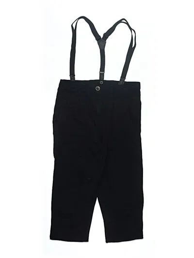 Pre-owned Zara Kids' Snow Pants With Bib In Black