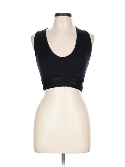 Pre-owned Zara Sports Bra In Black
