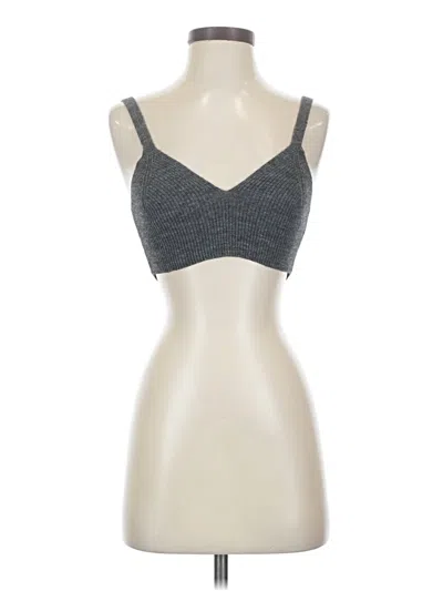 Pre-owned Zara Sports Bra In Gray