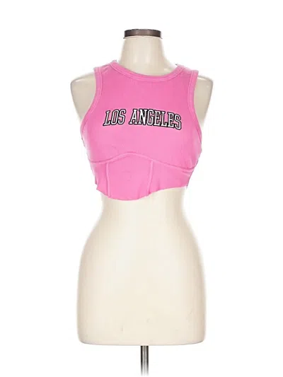 Pre-owned Zara Sports Bra In Pink