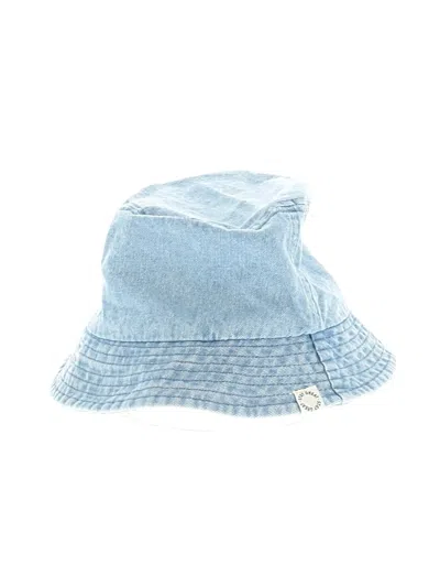 Pre-owned Zara Sun Hat In Blue