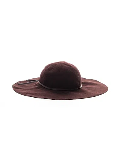 Pre-owned Zara Sun Hat In Brown