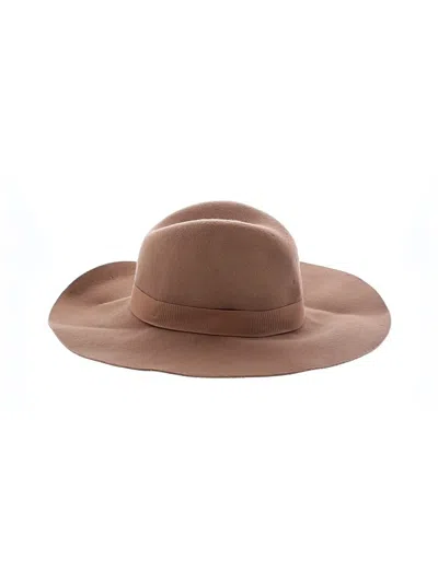 Pre-owned Zara Sun Hat In Brown