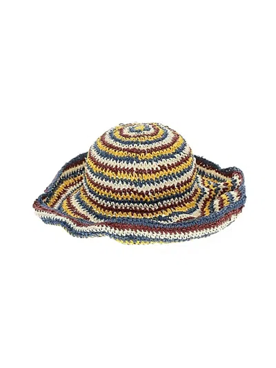 Pre-owned Zara Sun Hat In Yellow
