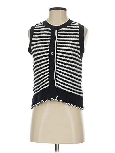 Pre-owned Zara Sweater Vest In Black