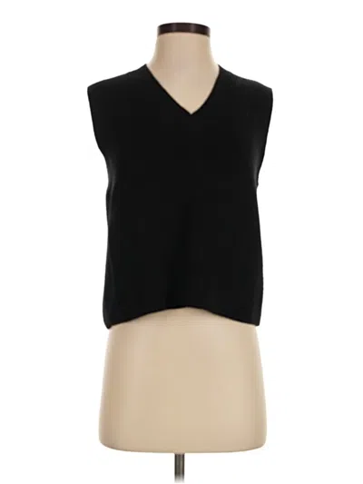 Pre-owned Zara Sweater Vest In Black