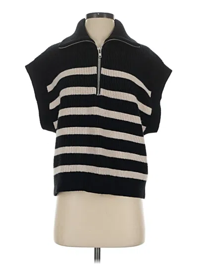 Pre-owned Zara Sweater Vest In Black