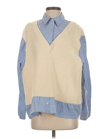 Pre-owned Zara Sweater Vest In Blue