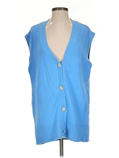 Pre-owned Zara Sweater Vest In Blue