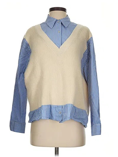 Pre-owned Zara Sweater Vest In Blue