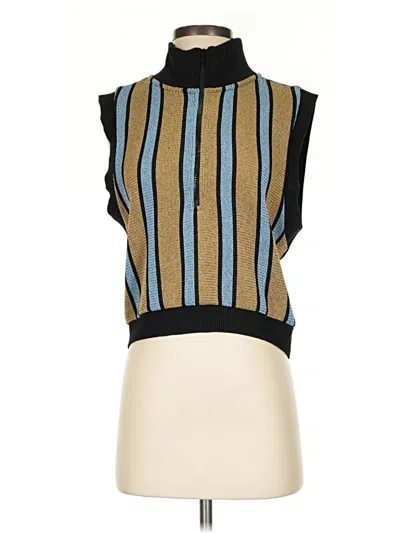 Pre-owned Zara Sweater Vest In Blue