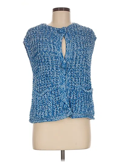 Pre-owned Zara Sweater Vest In Blue