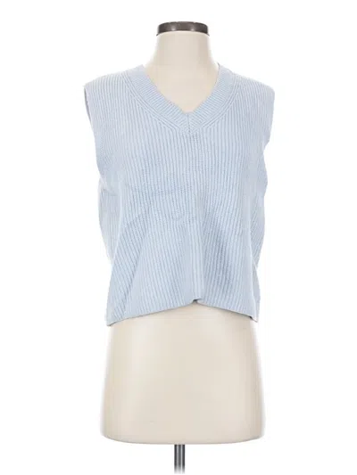 Pre-owned Zara Sweater Vest In Blue