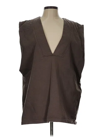 Pre-owned Zara Sweater Vest In Brown