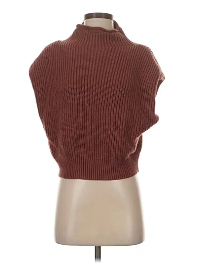 Pre-owned Zara Sweater Vest In Brown