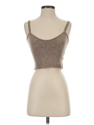 Pre-owned Zara Sweater Vest In Brown