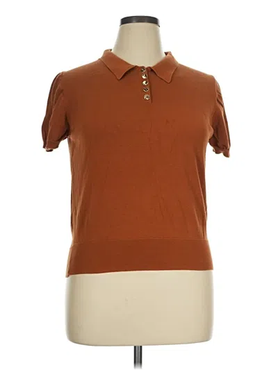 Pre-owned Zara Sweater Vest In Brown