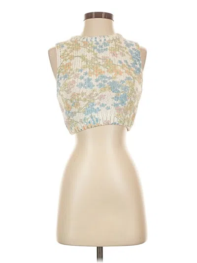 Pre-owned Zara Sweater Vest In Gold