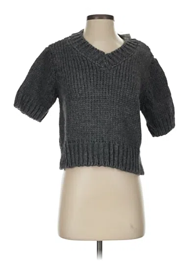 Zara Sweater Vest In Gray