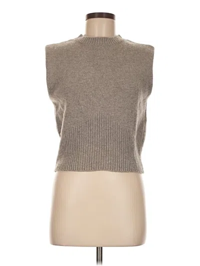 Pre-owned Zara Sweater Vest In Gray