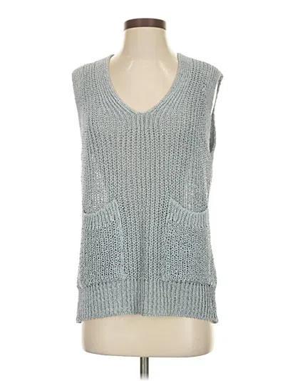 Pre-owned Zara Sweater Vest In Gray