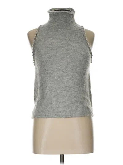 Pre-owned Zara Sweater Vest In Gray